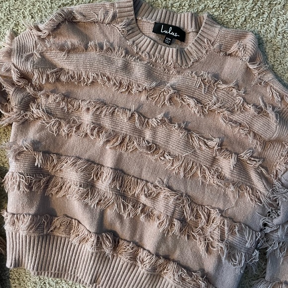 Lulus Fringe Sweater - Picture 3 of 5